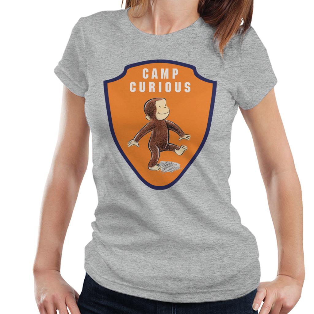 Curious George Camp Badge Women's T-Shirt product image 1