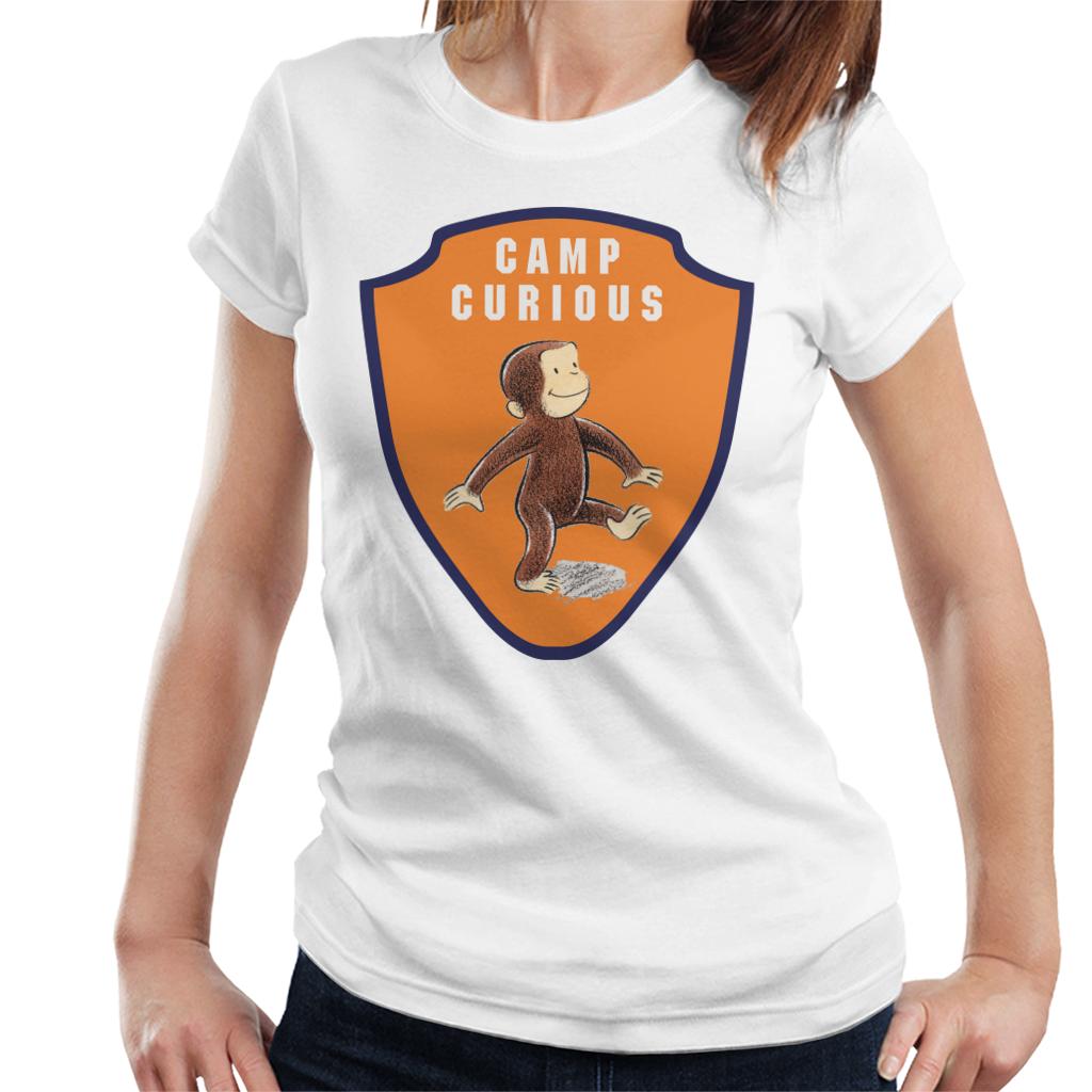 Curious George Camp Badge Women's T-Shirt product image 4