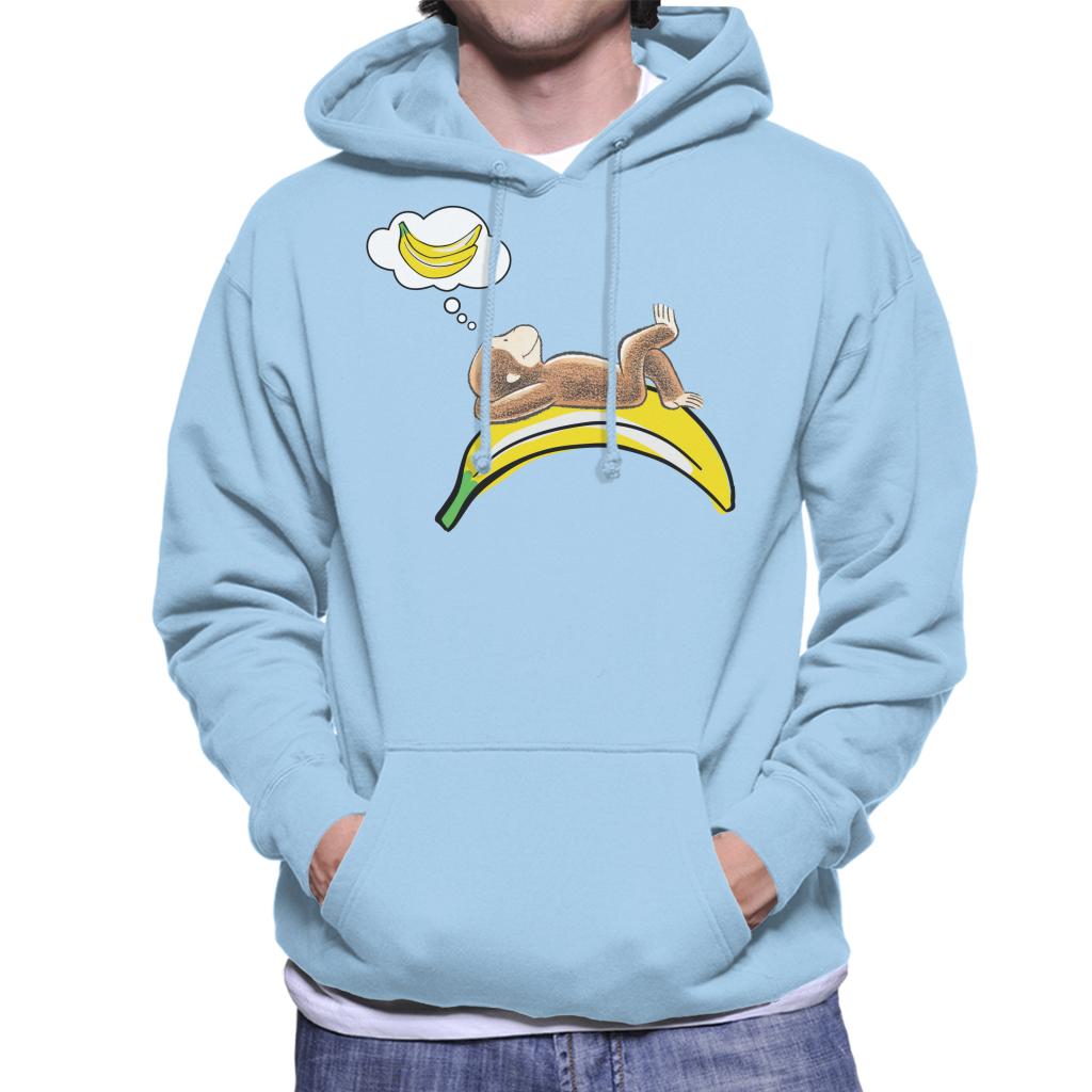 Curious George Dreaming Of Bananas Men's Hooded Sweatshirt product image 6