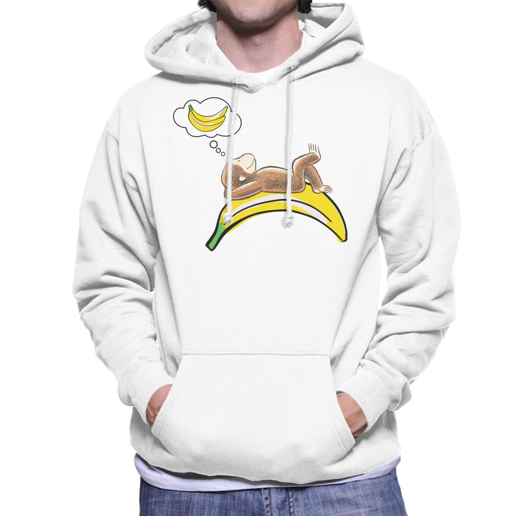 Curious George Dreaming Of Bananas Men's Hooded Sweatshirt product image 4