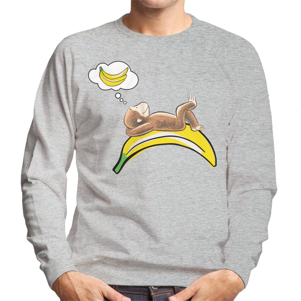 Curious George Dreaming Of Bananas Men's Sweatshirt product image 1