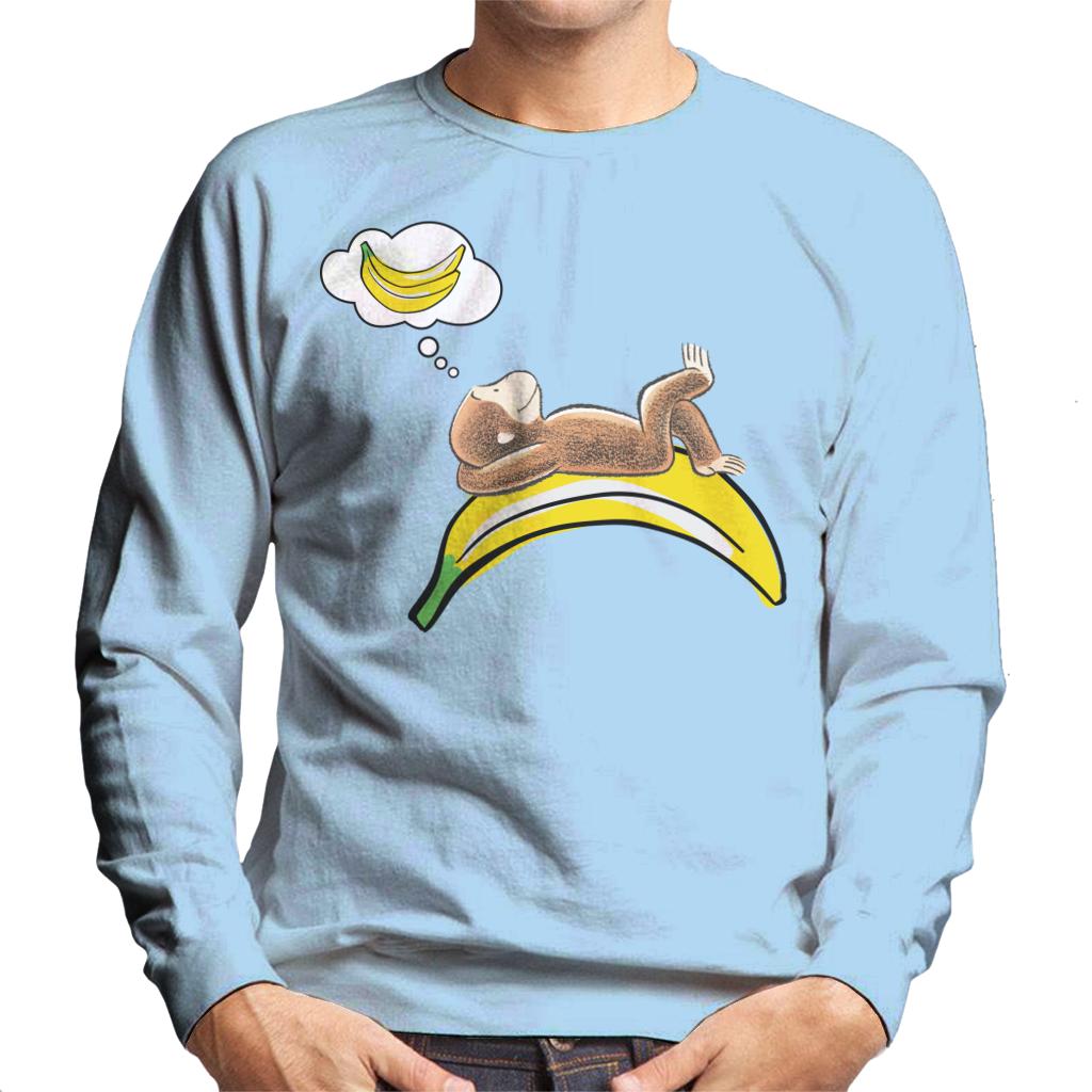 Curious George Dreaming Of Bananas Men's Sweatshirt product image 6