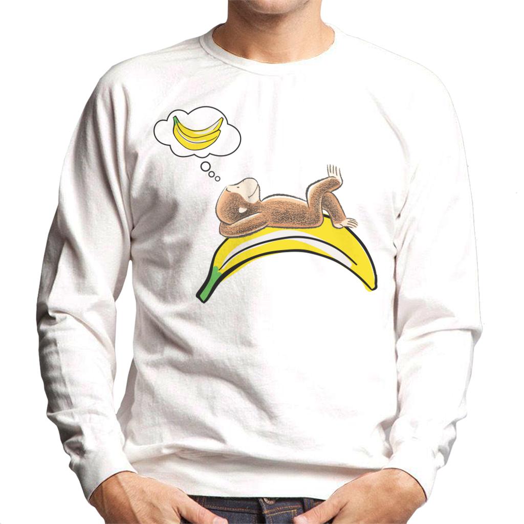 Curious George Dreaming Of Bananas Men's Sweatshirt product image 4