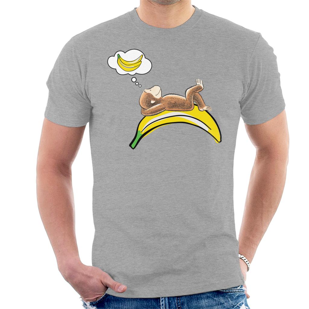 Curious George Dreaming Of Bananas Men's T-Shirt product image 1