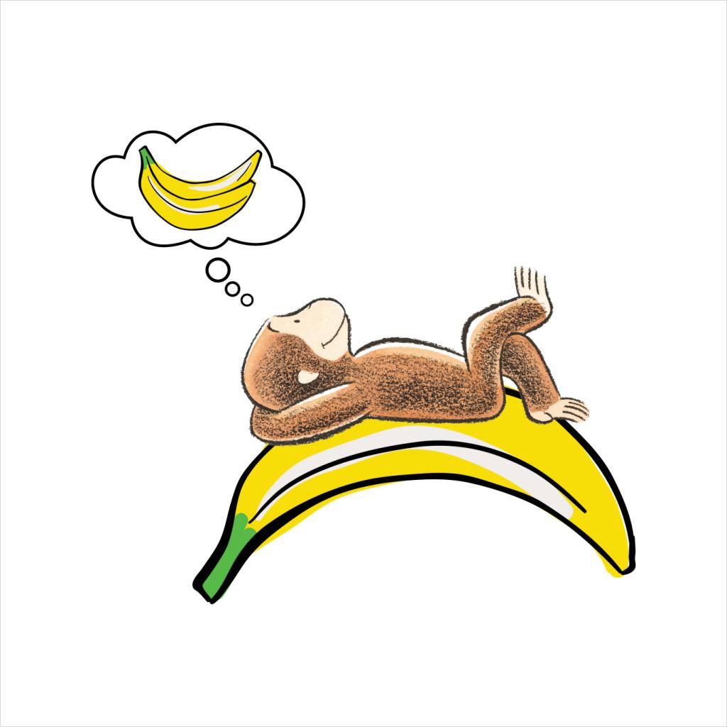 Curious George Dreaming Of Bananas Men's Hooded Sweatshirt product image 5