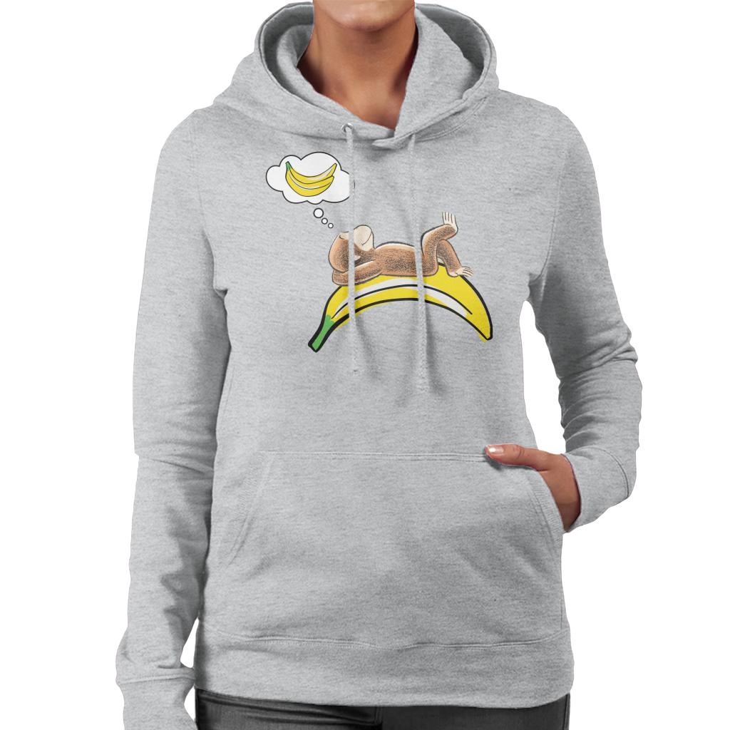 Curious George Dreaming Of Bananas Women's Hooded Sweatshirt product image 1
