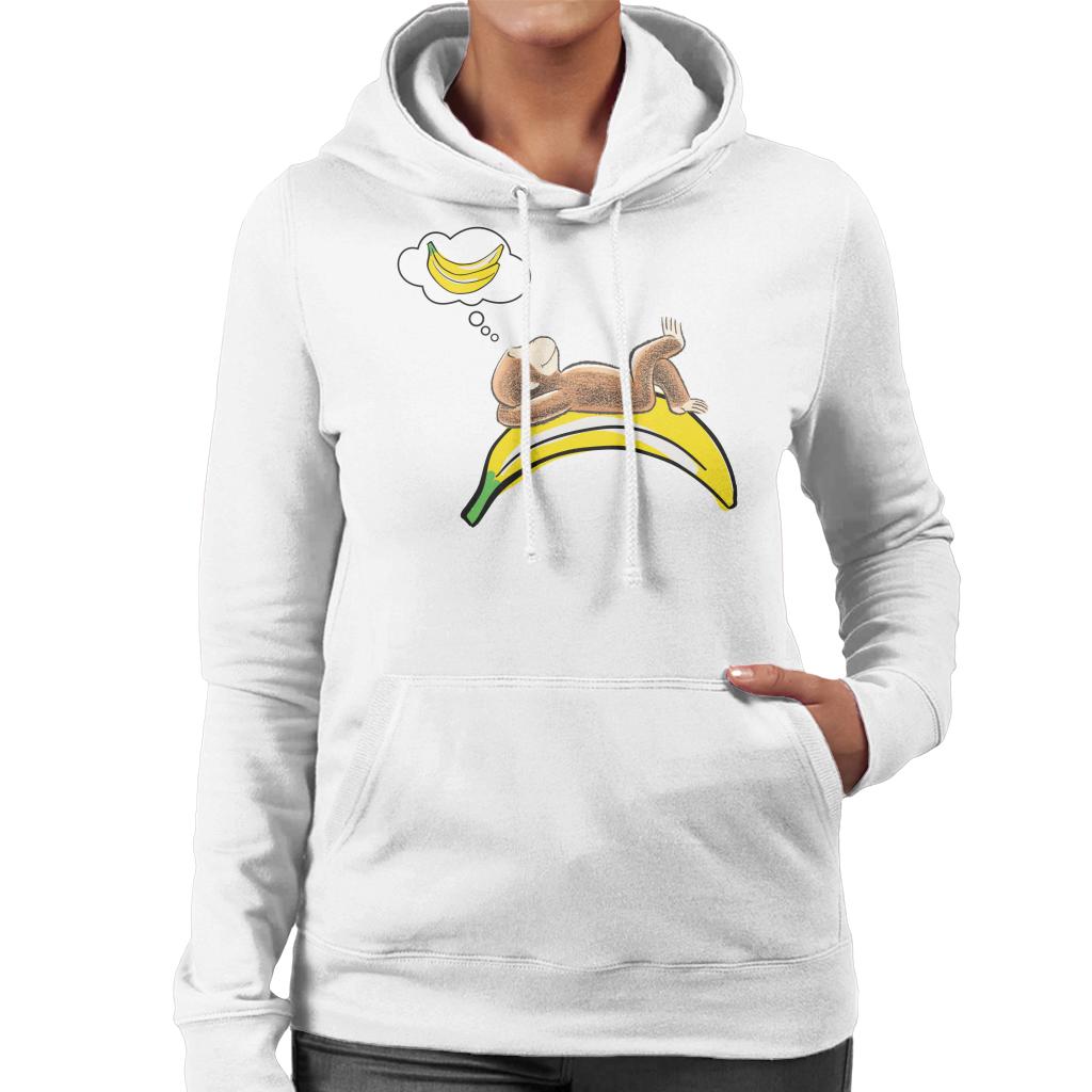 Curious George Dreaming Of Bananas Women's Hooded Sweatshirt product image 4