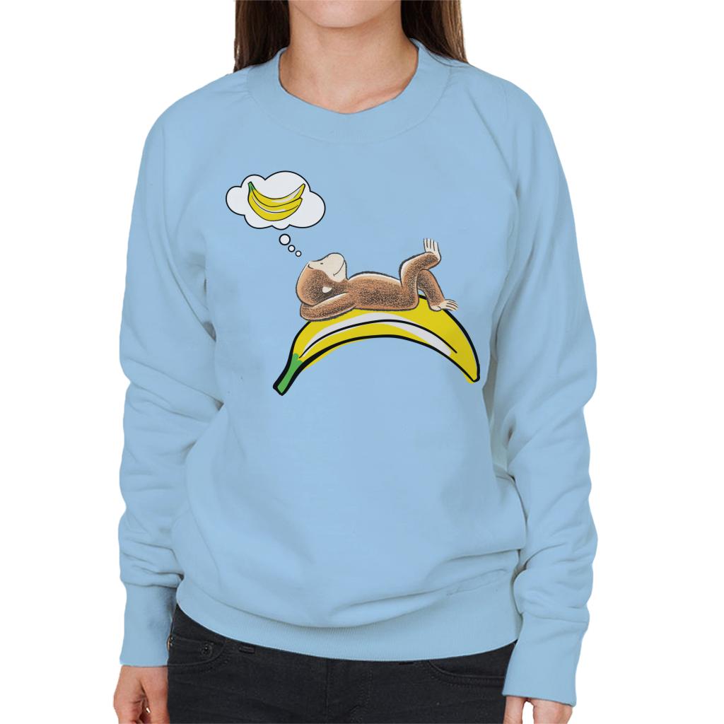 Curious George Dreaming Of Bananas Women's Sweatshirt product image 6