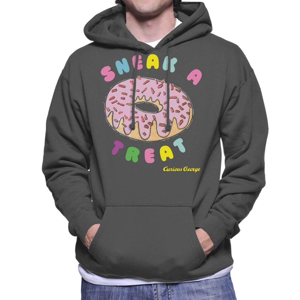 Curious George Sneak A Treat Donut Men's Hooded Sweatshirt product image 1