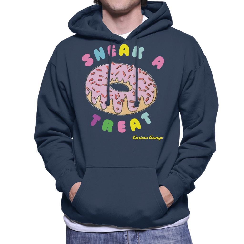 Curious George Sneak A Treat Donut Men's Hooded Sweatshirt product image 6