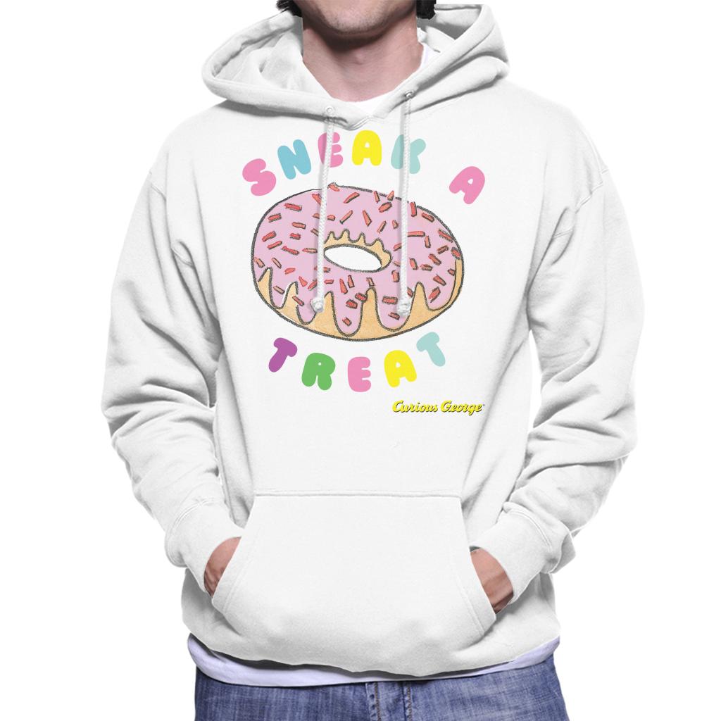 Curious George Sneak A Treat Donut Men's Hooded Sweatshirt product image 4