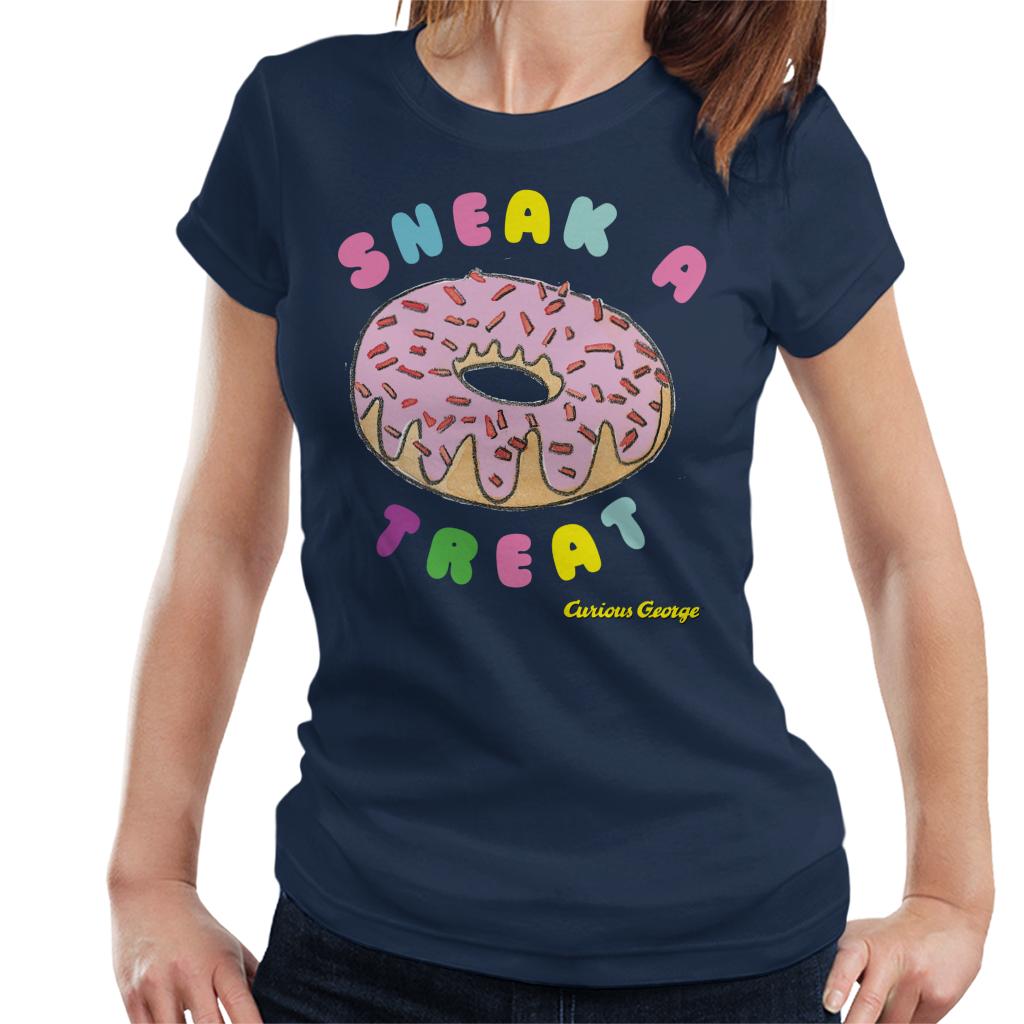 Curious George Sneak A Treat Donut Women's T-Shirt product image 6