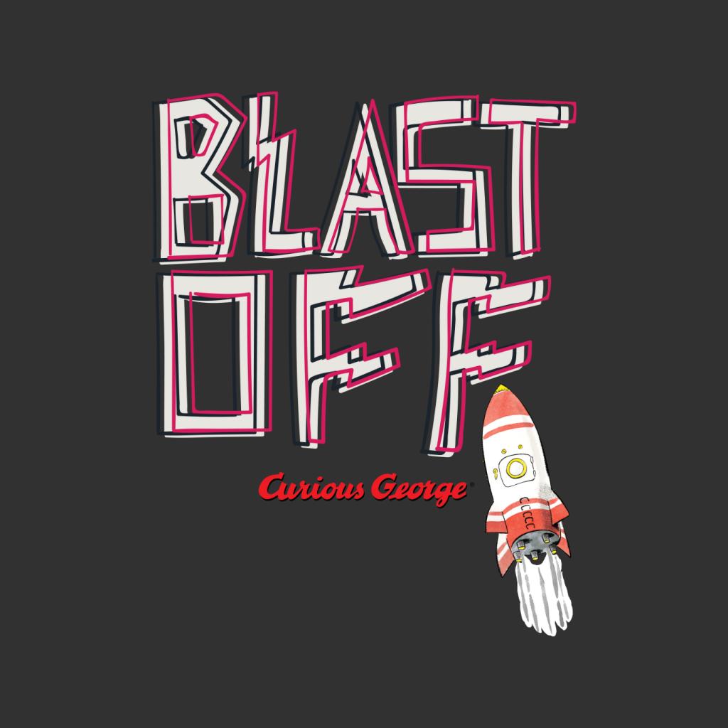 Curious George Blast Off Rocket Men's Sweatshirt product image 2