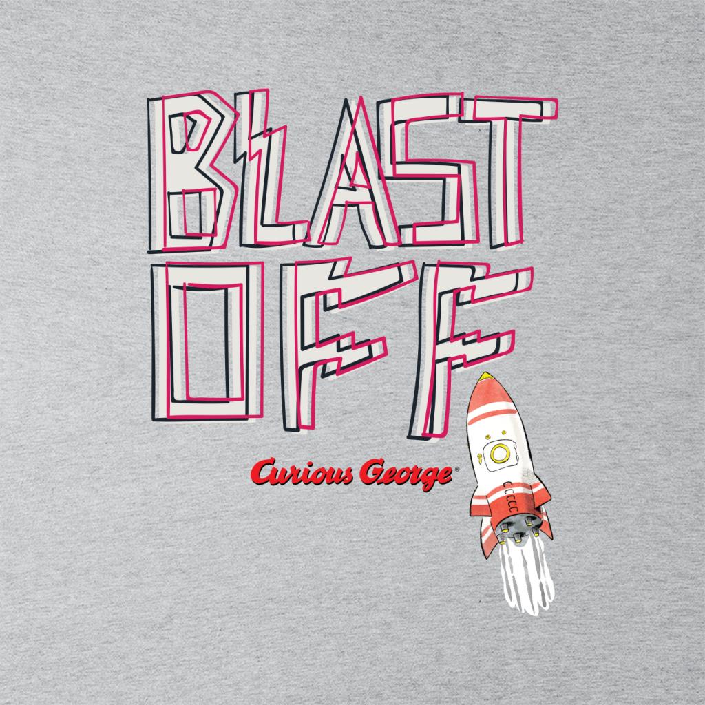 Curious George Blast Off Rocket Men's T-Shirt product image 5