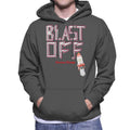 Curious George Blast Off Rocket Men's Hooded Sweatshirt product image 1