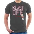Curious George Blast Off Rocket Men's T-Shirt product image 1