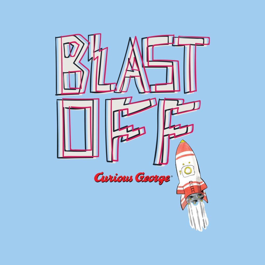 Curious George Blast Off Rocket Women's Hooded Sweatshirt product image 7