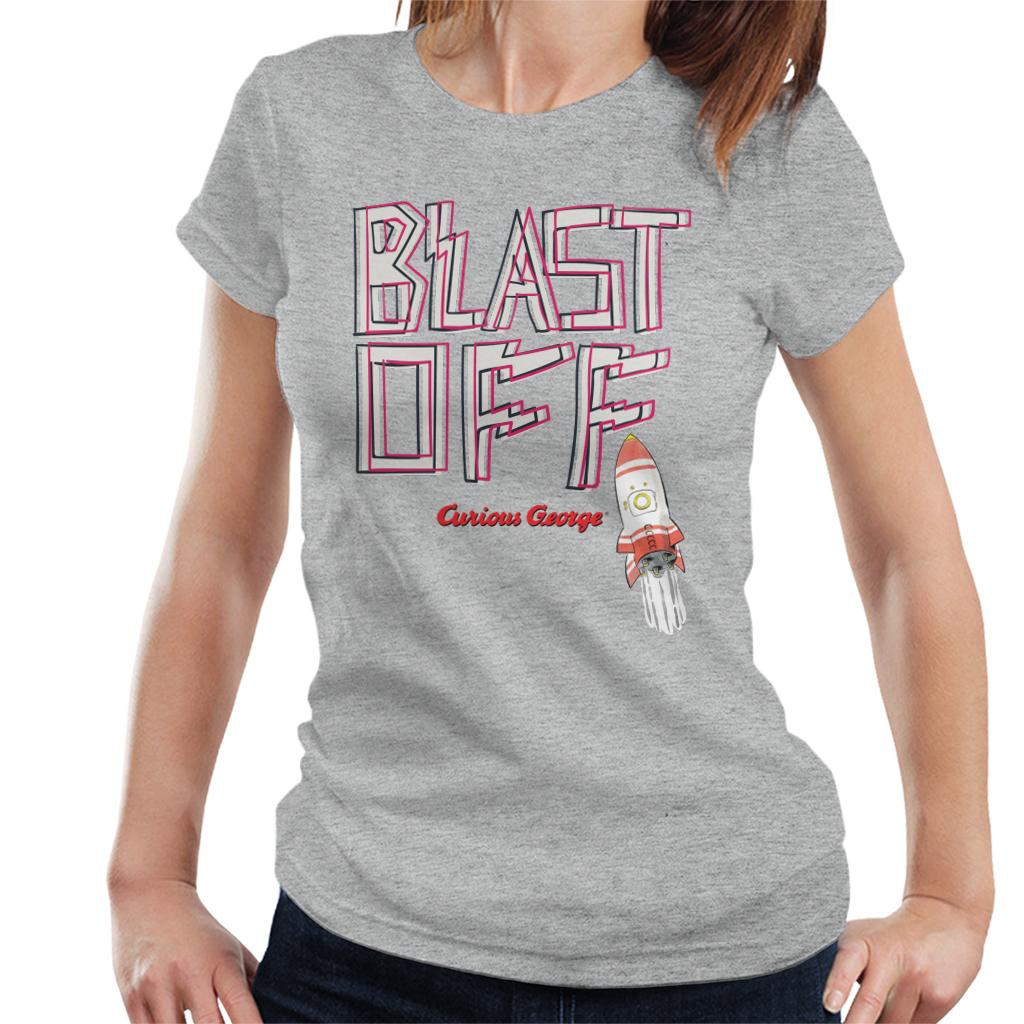 Curious George Blast Off Rocket Women's T-Shirt product image 4