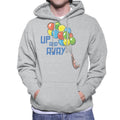 Curious George Up And Away Balloons Men's Hooded Sweatshirt product image 1