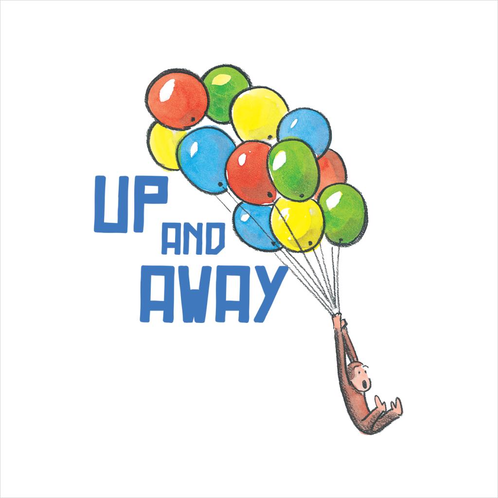 Curious George Up And Away Balloons Men's Hooded Sweatshirt product image 5