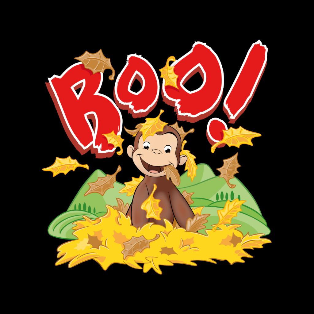 Curious George Boo In The Leaves Women's Sweatshirt product image 2