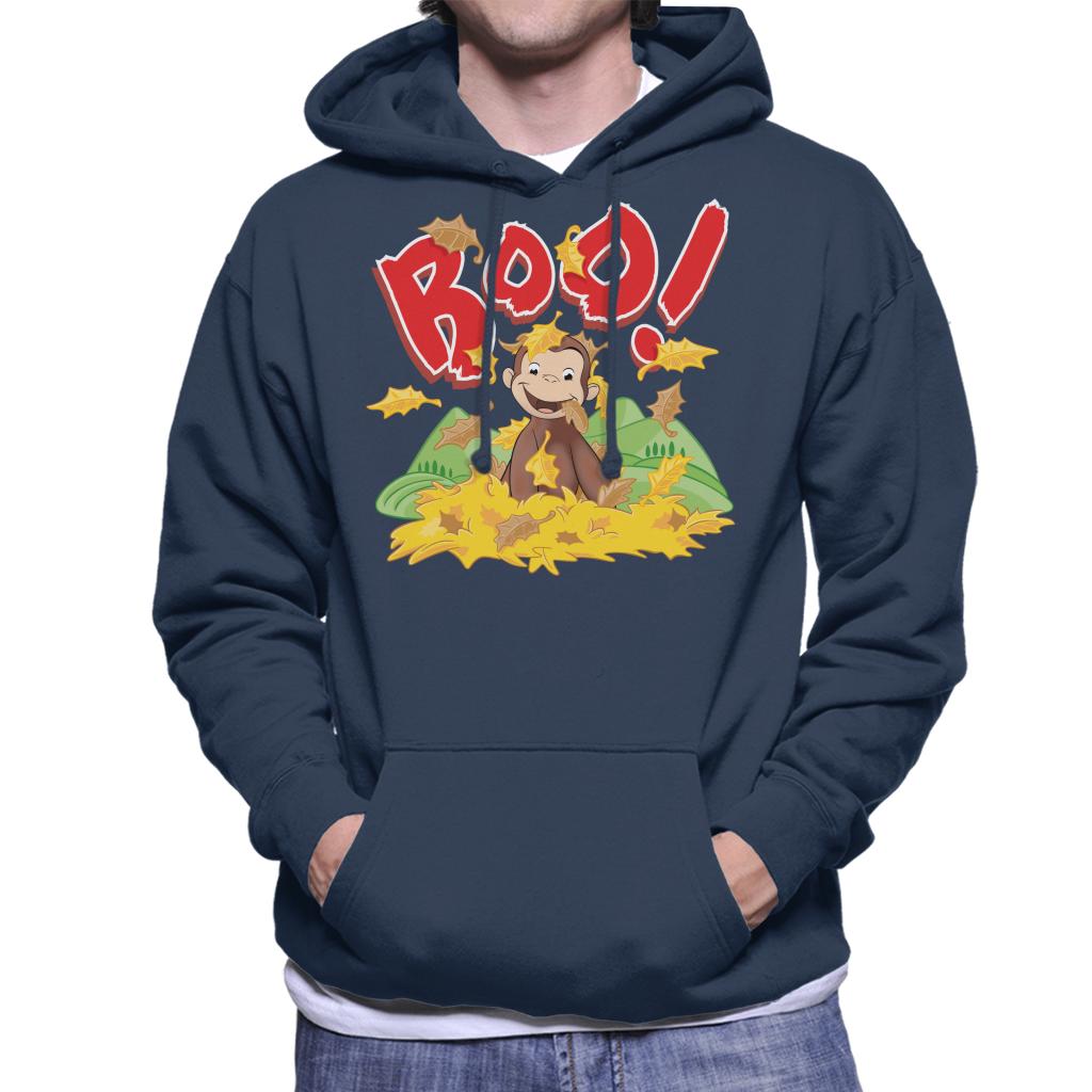 Curious George Boo In The Leaves Men's Hooded Sweatshirt product image 4