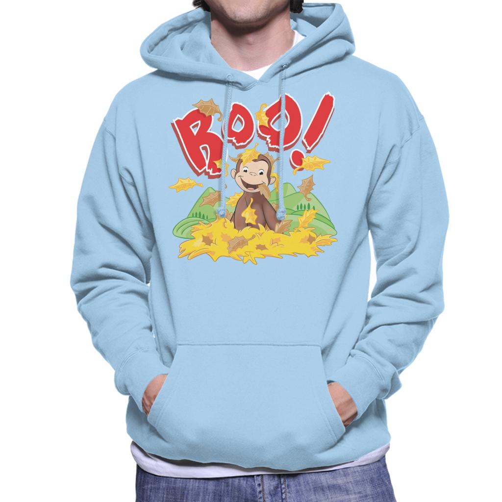 Curious George Boo In The Leaves Men's Hooded Sweatshirt product image 6