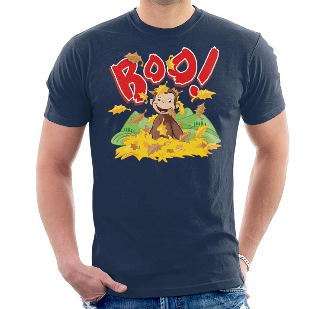 Curious George Boo In The Leaves Men's T-Shirt product image 4