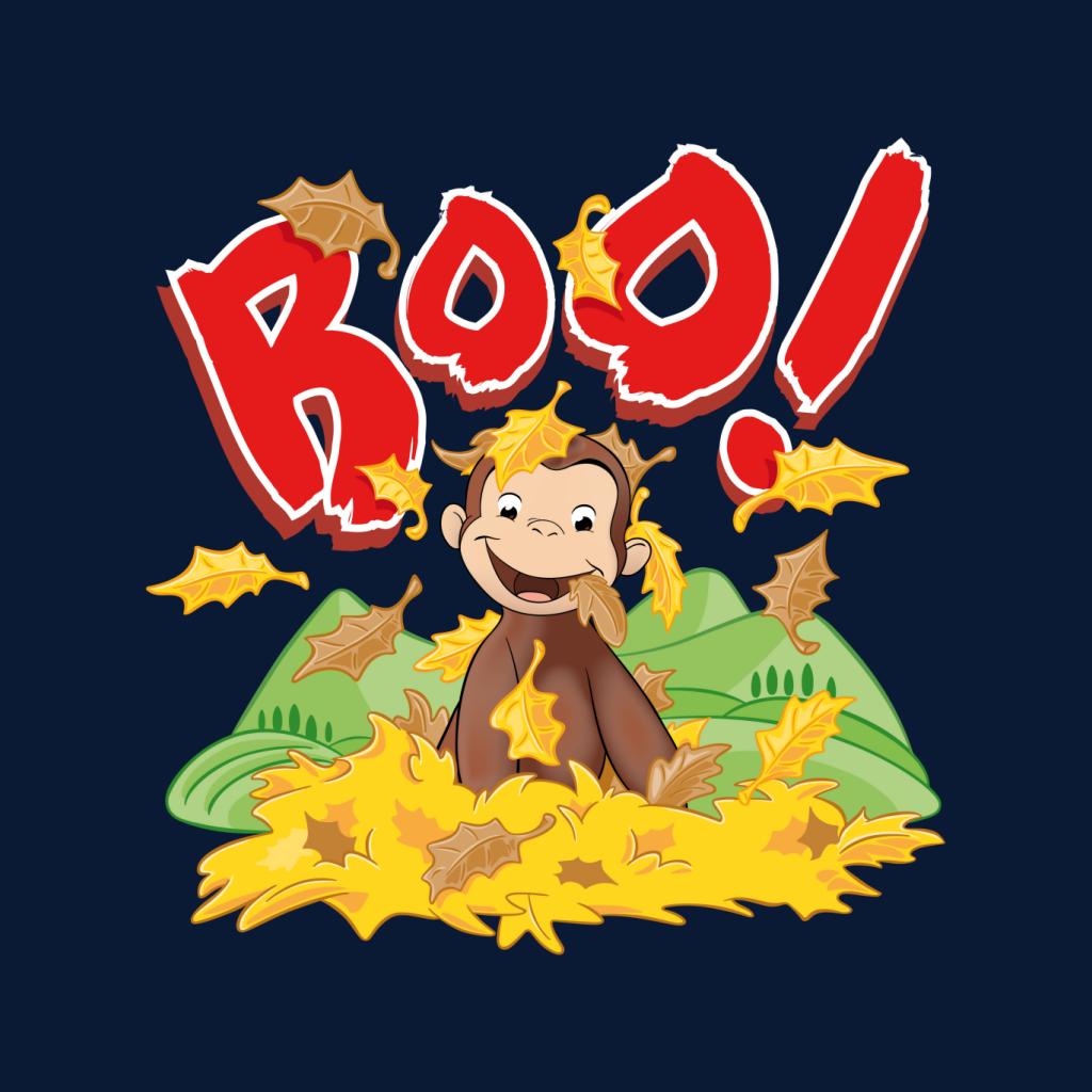 Curious George Boo In The Leaves Men's Sweatshirt product image 5
