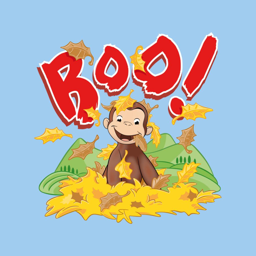 Curious George Boo In The Leaves Men's Hooded Sweatshirt product image 7