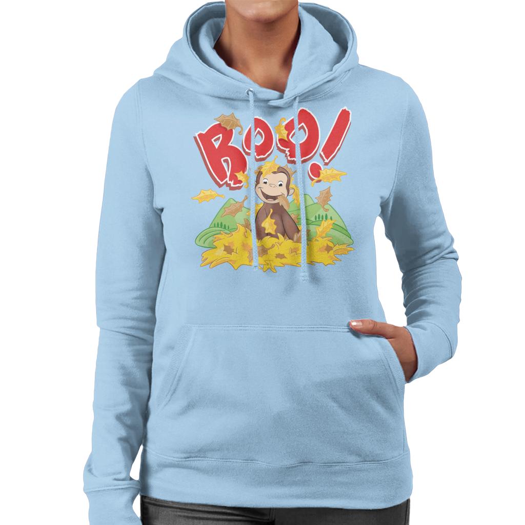 Curious George Boo In The Leaves Women's Hooded Sweatshirt product image 6