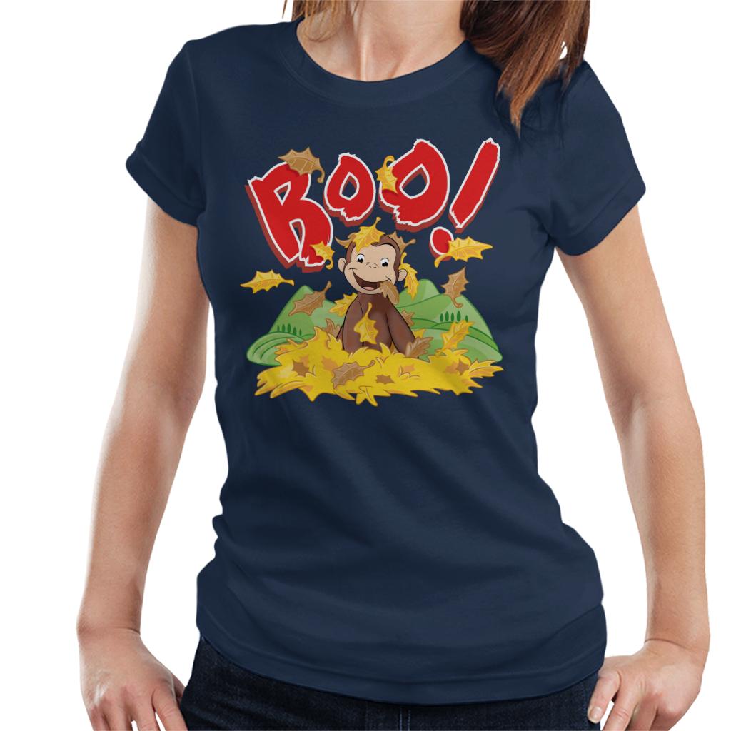 Curious George Boo In The Leaves Women's T-Shirt product image 4