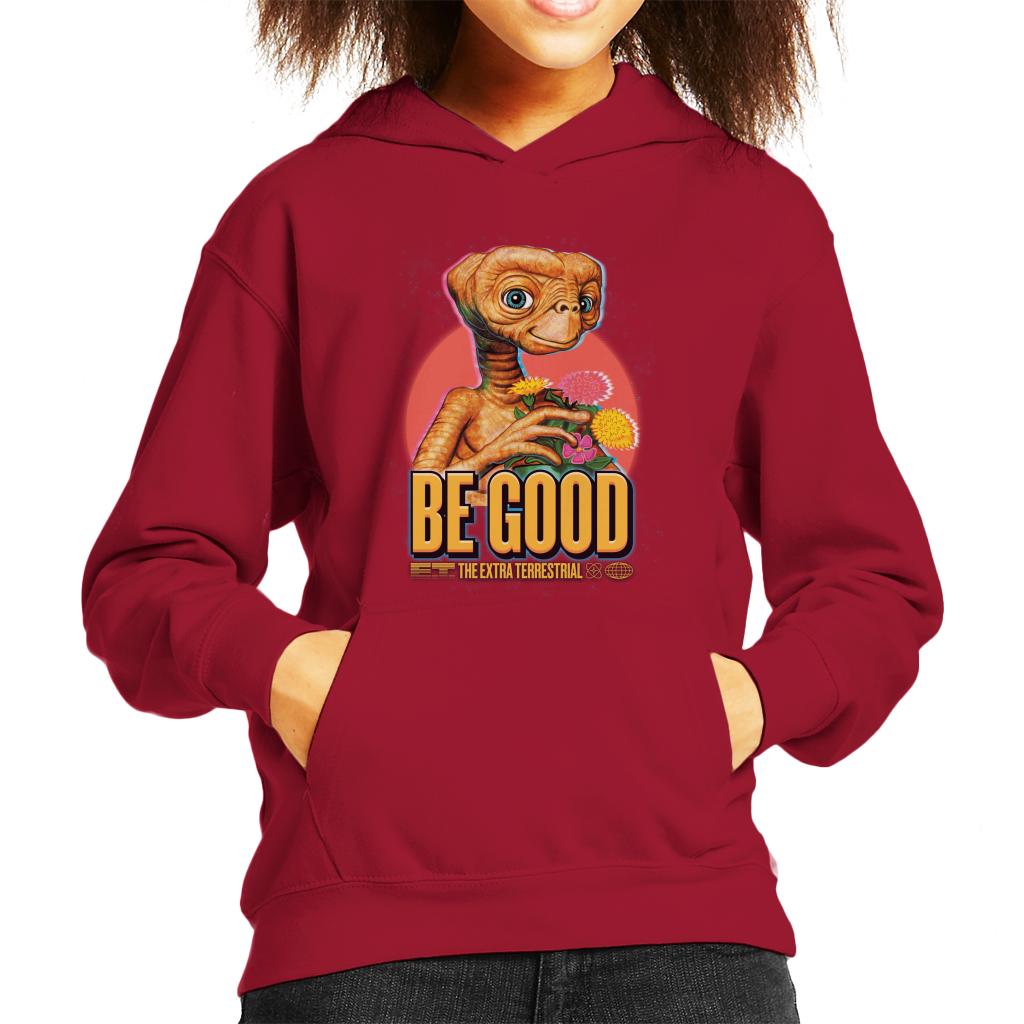 E.T. Be Good Quote Kid's Hooded Sweatshirt product image 4