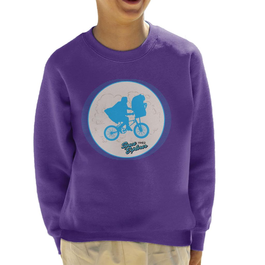E.T. 1982 Space Explorer Flyin' High Kid's Sweatshirt product image 6