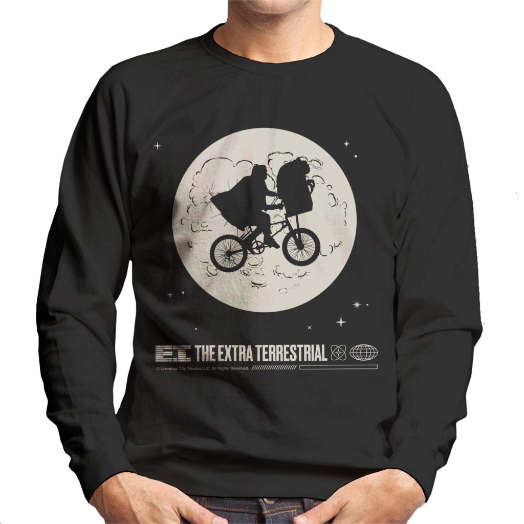 E.T. 1982 Space Explorer Bike Flyin' High Men's Sweatshirt product image 1