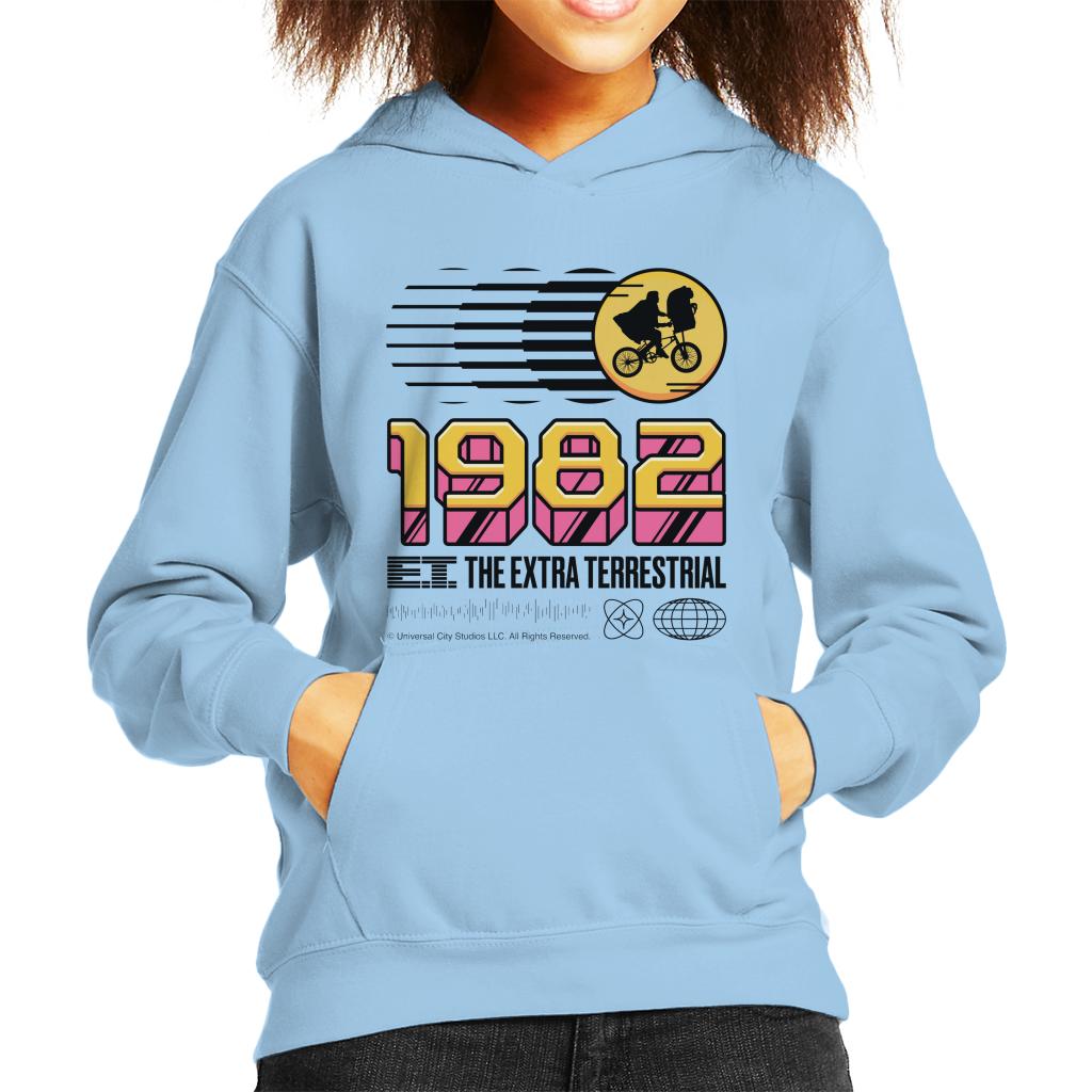 E.T. 1982 The Extra Terrestrial Kid's Hooded Sweatshirt product image 4