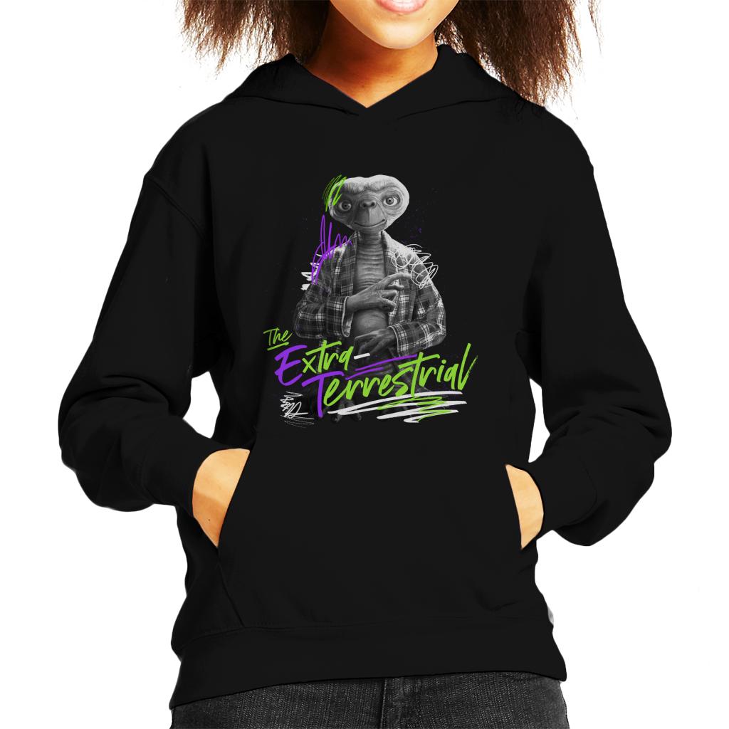E.T. The Extra Terrestrial Retro Signature Kid's Hooded product image 1