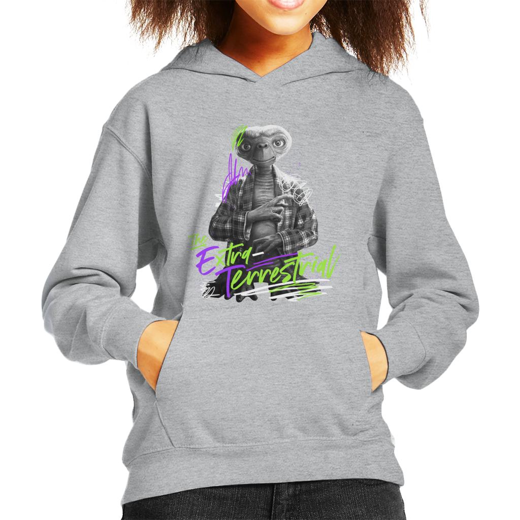 E.T. The Extra Terrestrial Retro Signature Kid's Hooded product image 4