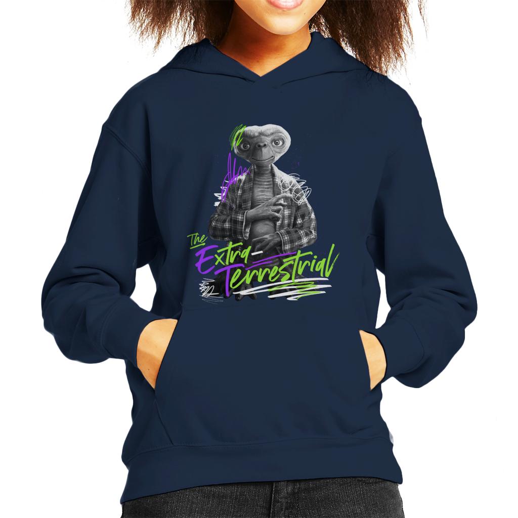 E.T. The Extra Terrestrial Retro Signature Kid's Hooded product image 6