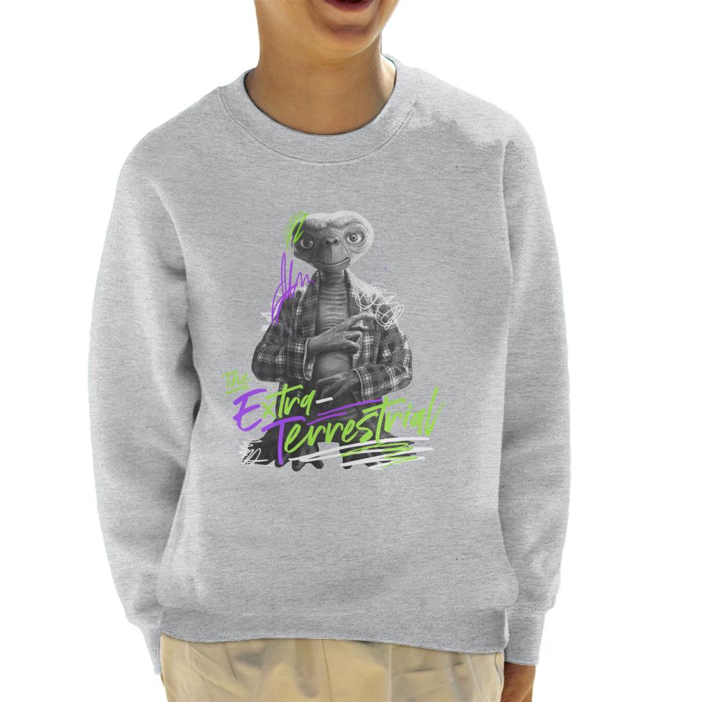 E.T. The Extra Terrestrial Retro Signature Kid's Sweatshirt product image 4