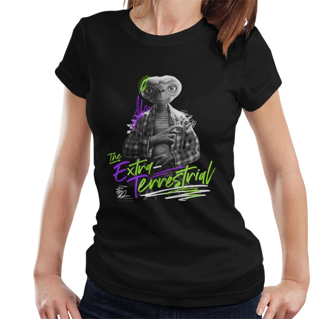 E.T. The Extra Terrestrial Retro Signature Women's T-Shirt product image 1