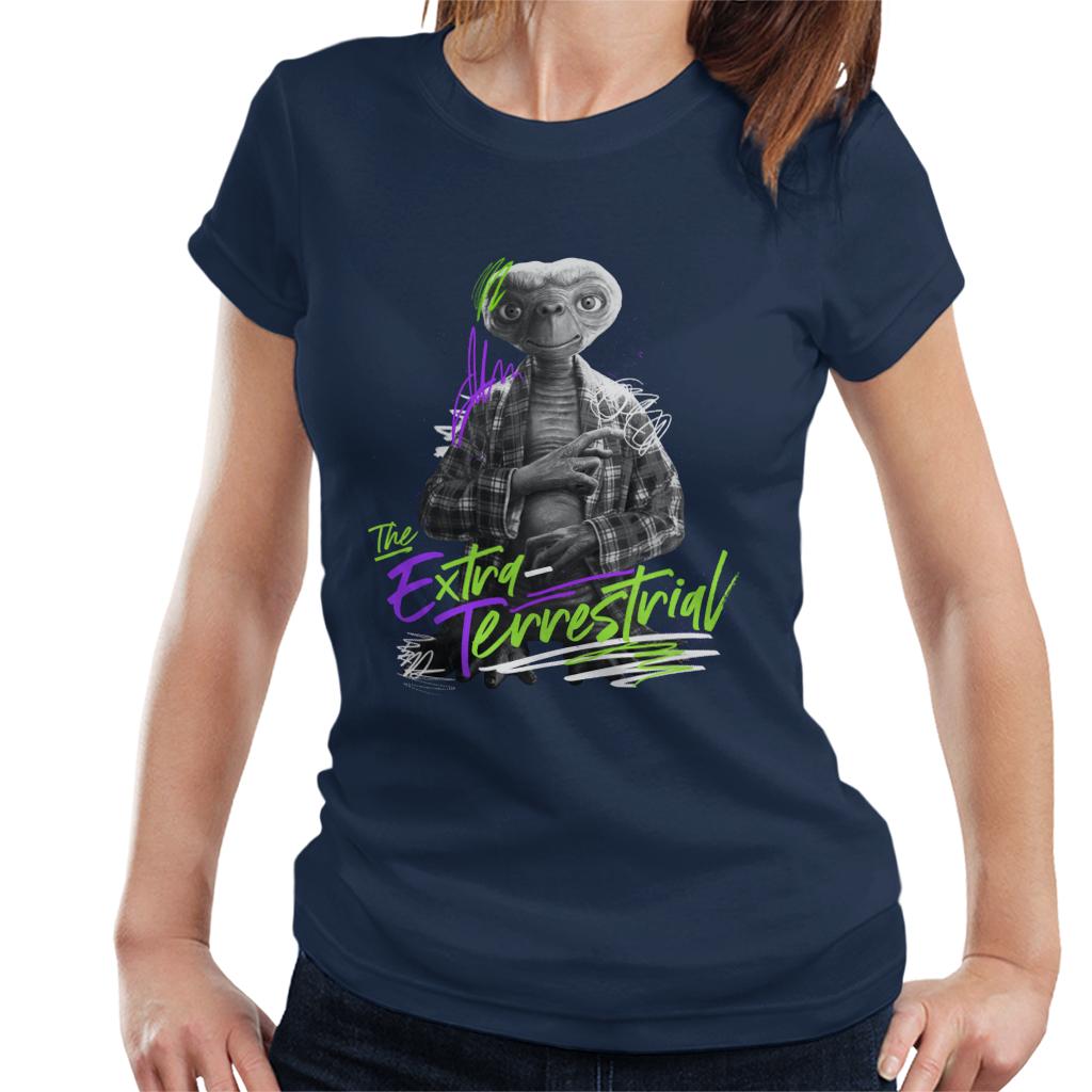 E.T. The Extra Terrestrial Retro Signature Women's T-Shirt product image 6