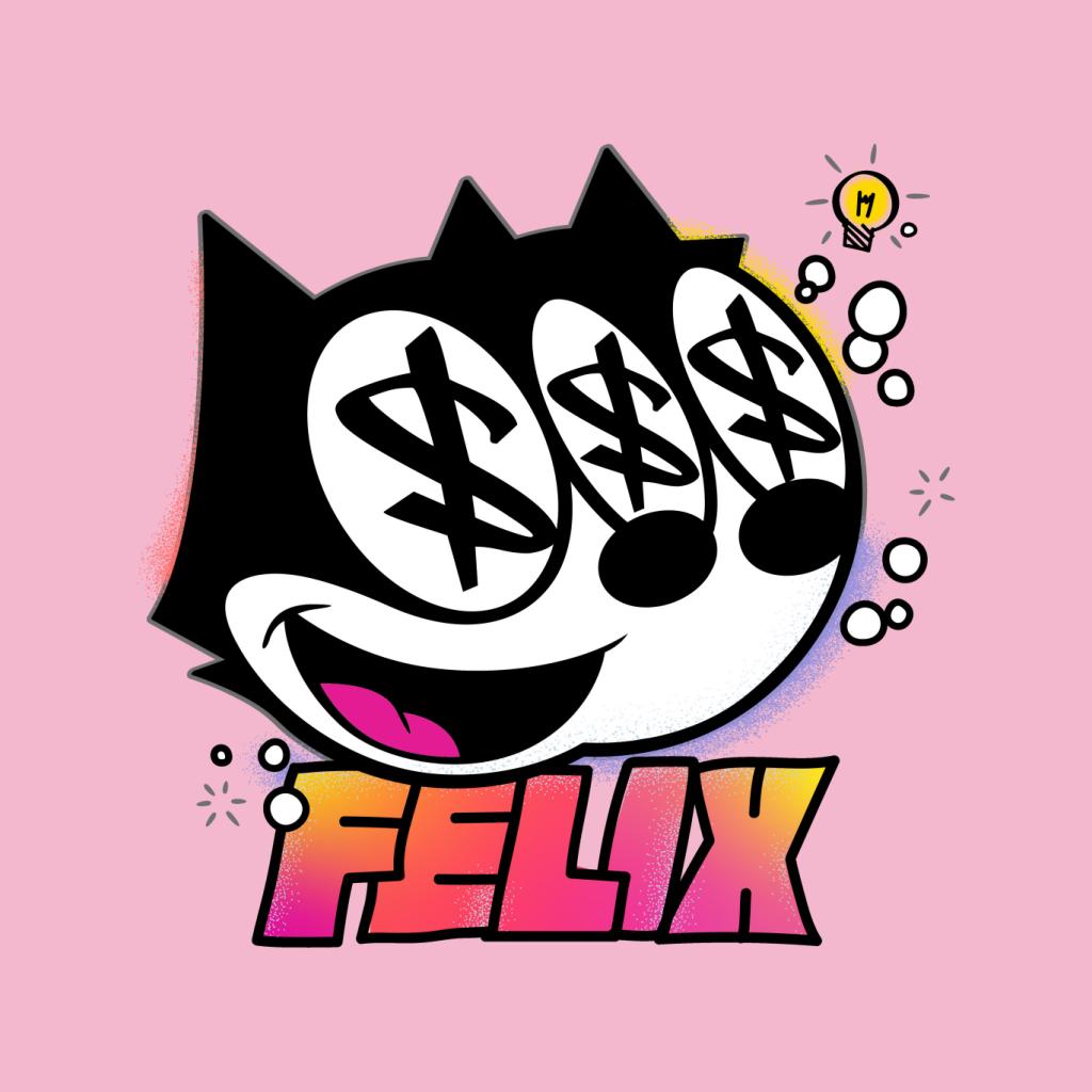 Felix The Cat Dollar Sign Women's Hooded Sweatshirt product image 7