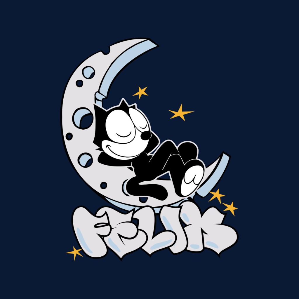 Felix The Cat Sleeping On Moon Women's T-Shirt product image 2