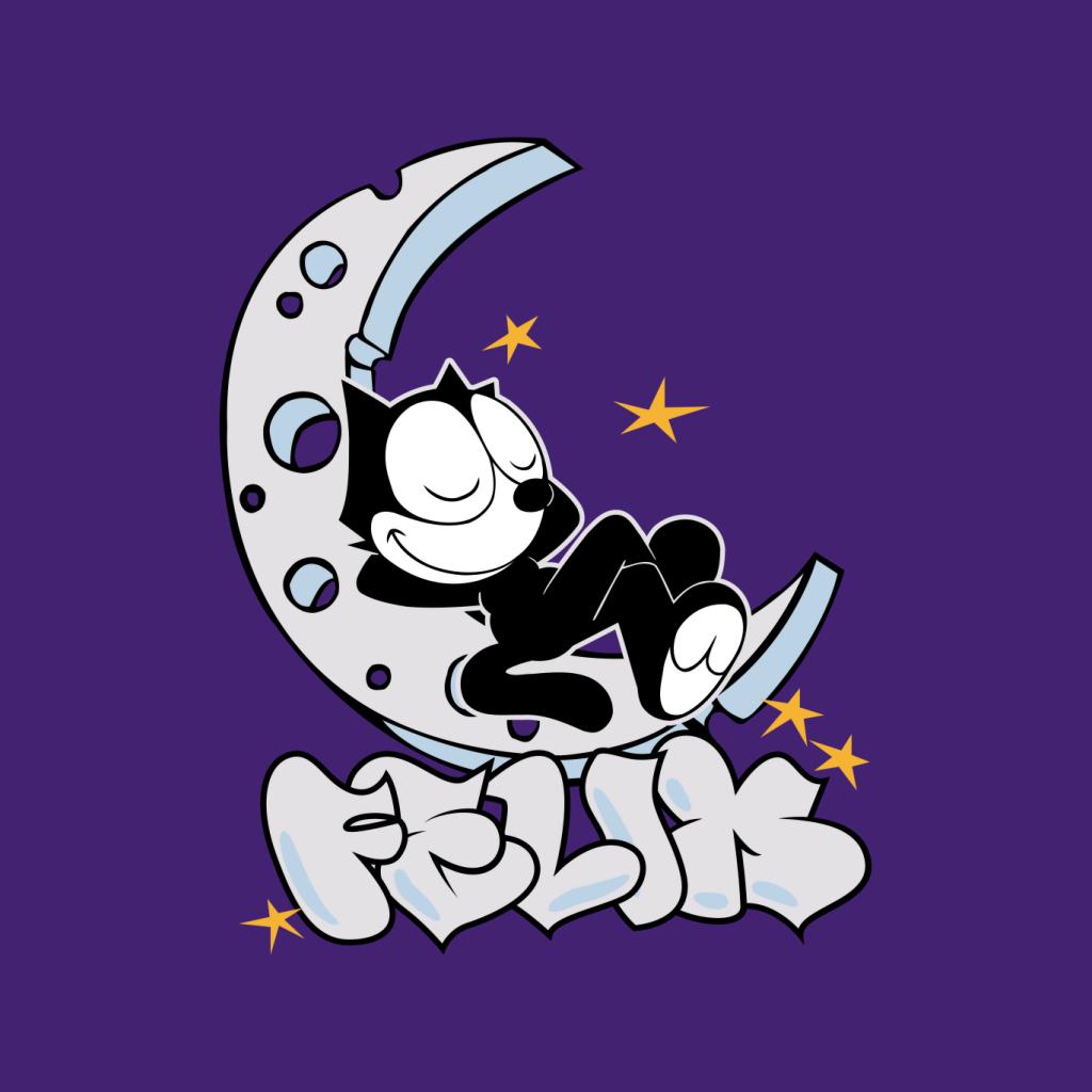 Felix The Cat Sleeping On Moon Women's T-Shirt product image 5