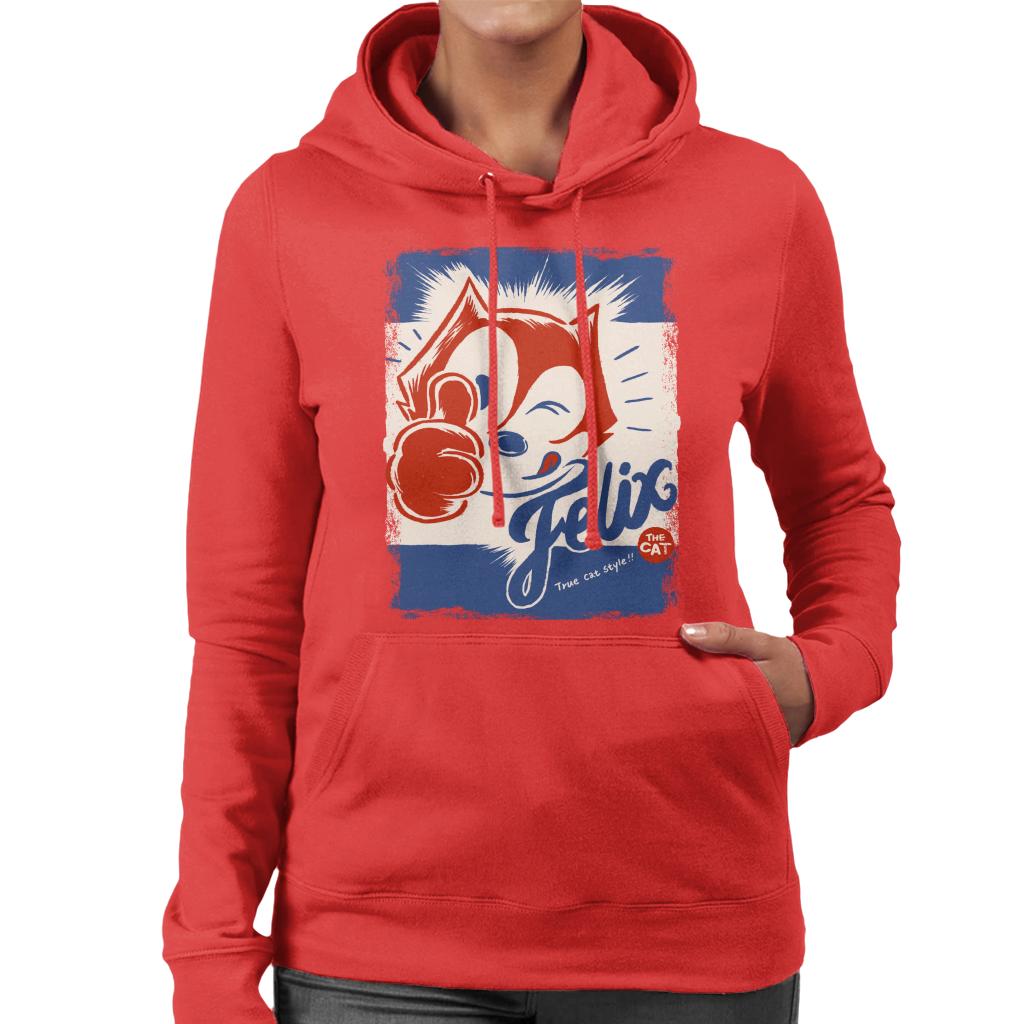 Felix The Cat True Style Women's Hooded Sweatshirt product image 4