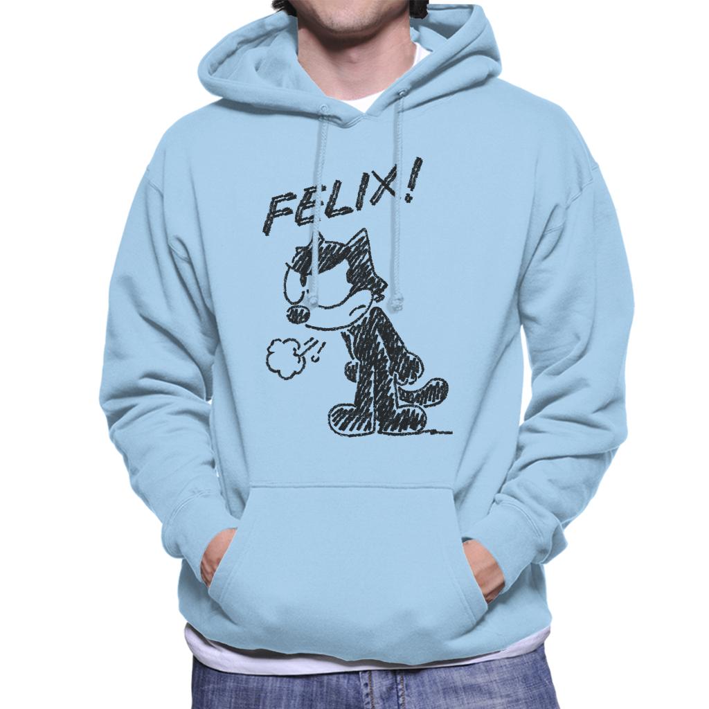 Felix The Cat Angry Men's Hooded Sweatshirt product image 6