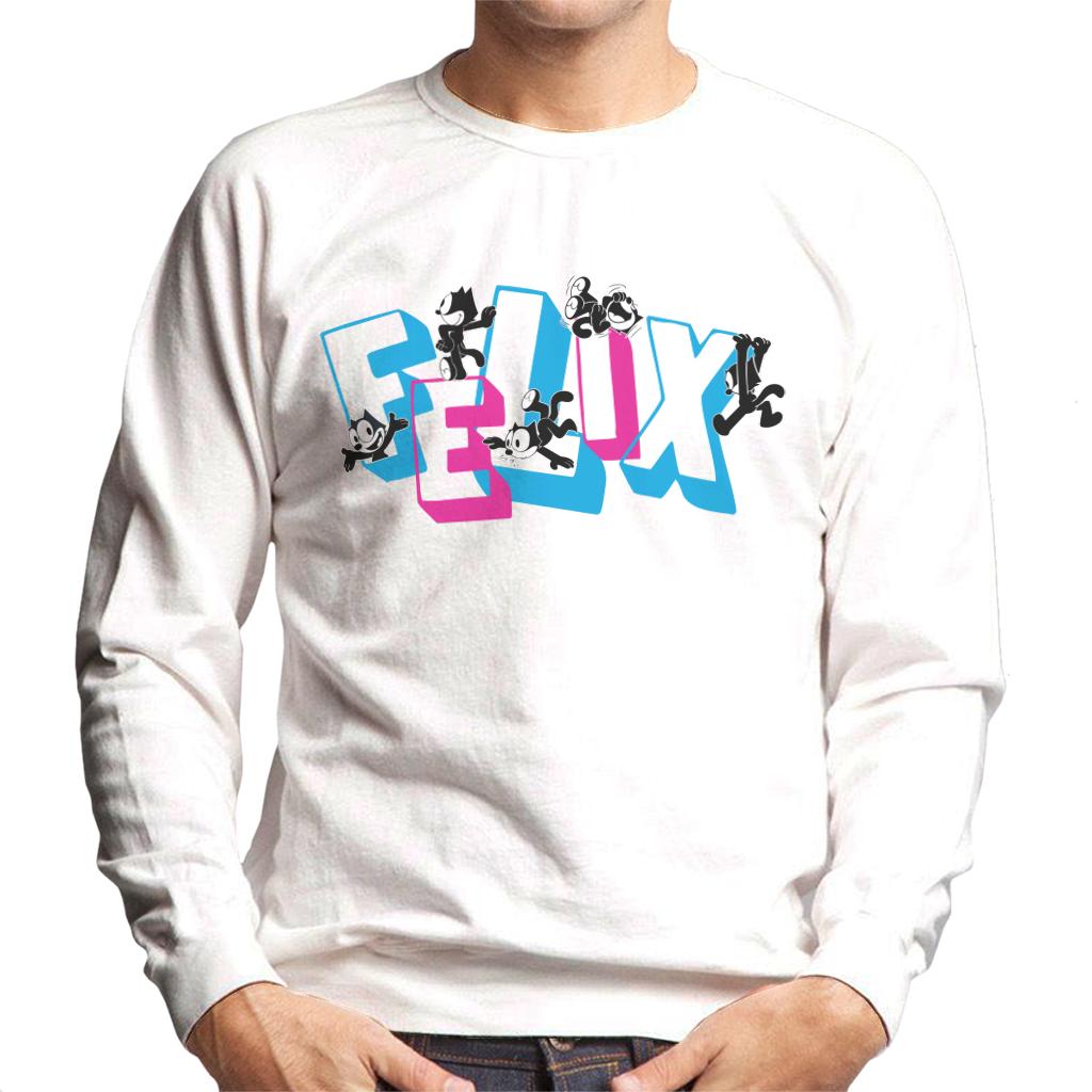 Felix The Cat Logo Montage Men's Sweatshirt product image 4