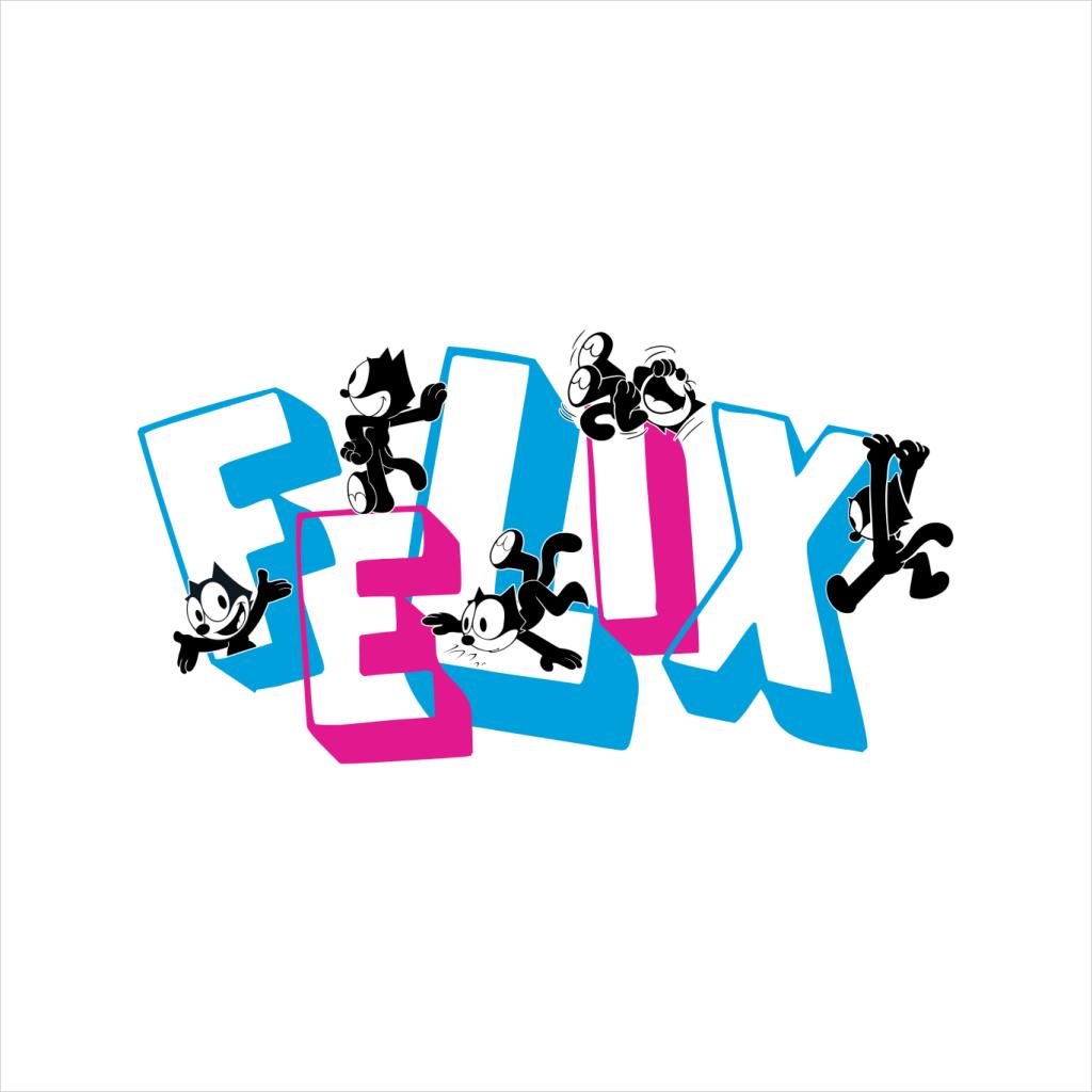 Felix The Cat Logo Montage Women's Hooded Sweatshirt product image 5