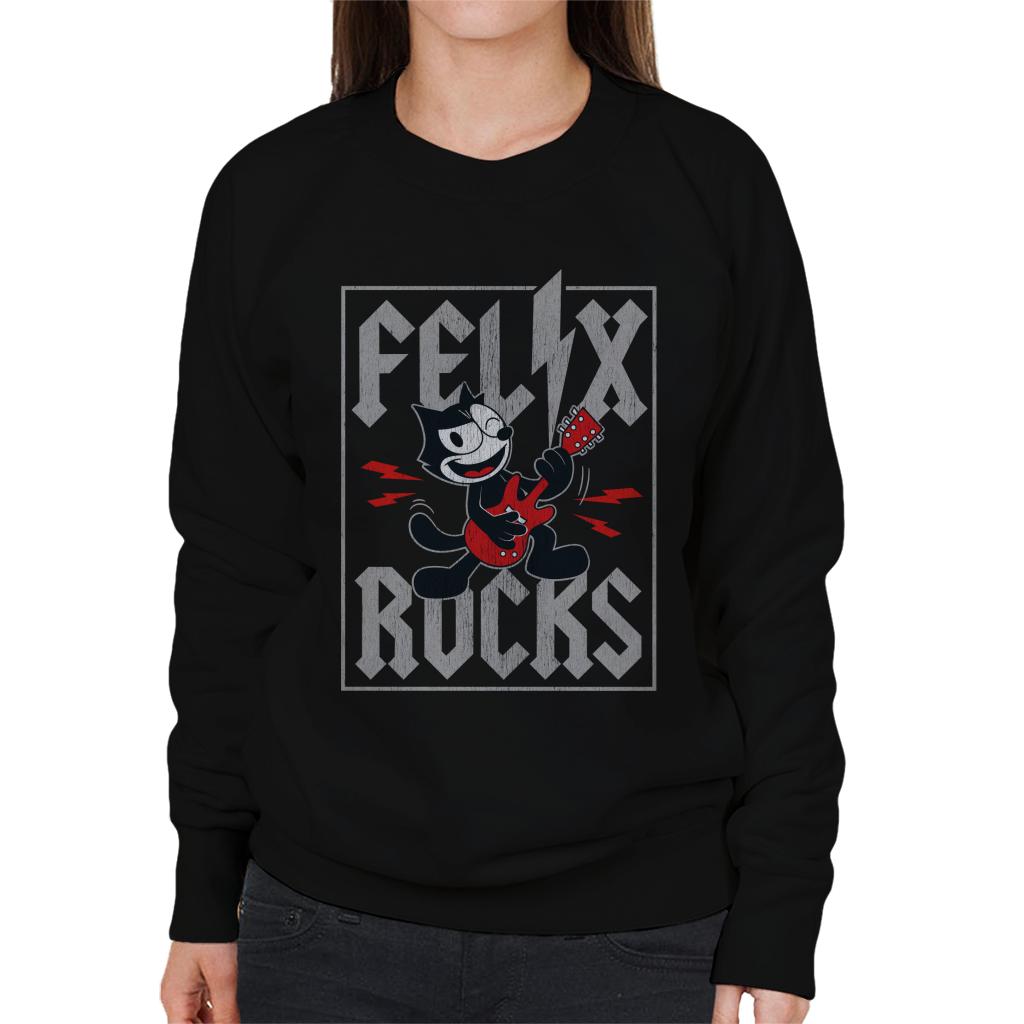 Felix The Cat Rock Star Women's Sweatshirt product image 1